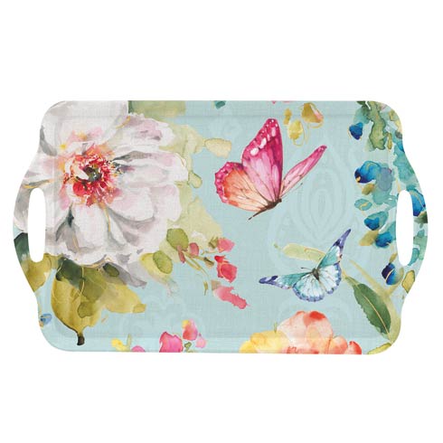 Colorful Breeze Large Melamine Handled Tray