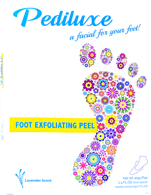 Pediluxe Foot Exfoliating Peel – Two Pack (Contains 2 full treatments)