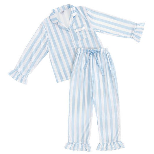 Spa Blue Cabana Stripe Pj's