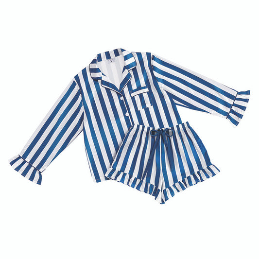 Ocean Blue Cabana Stripe Pj's