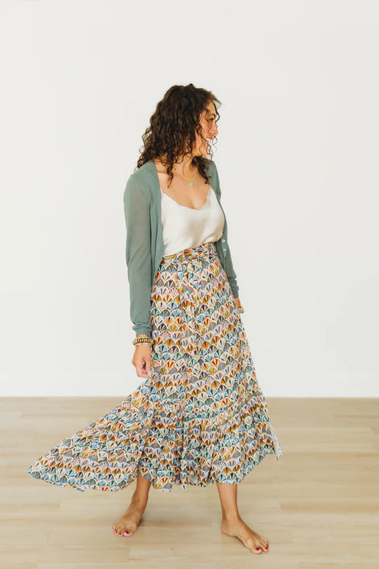 Fresco Fans 3 way Wrap Skirt