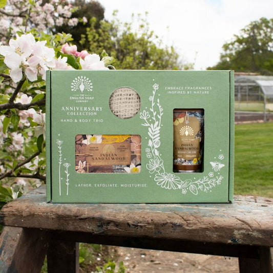 Indian Sandalwood Hand and Body Trio