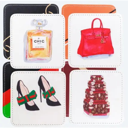 So Chic Coasters Set of 4