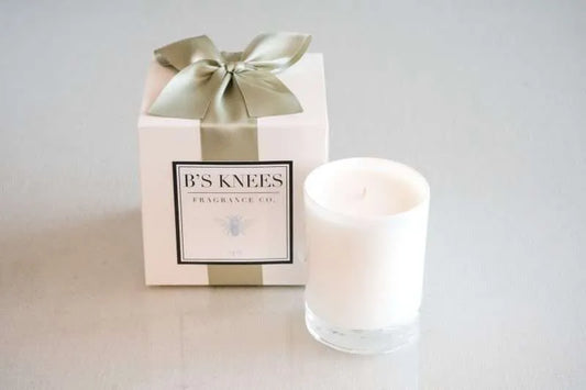 Spa 1 wick white glass Candle