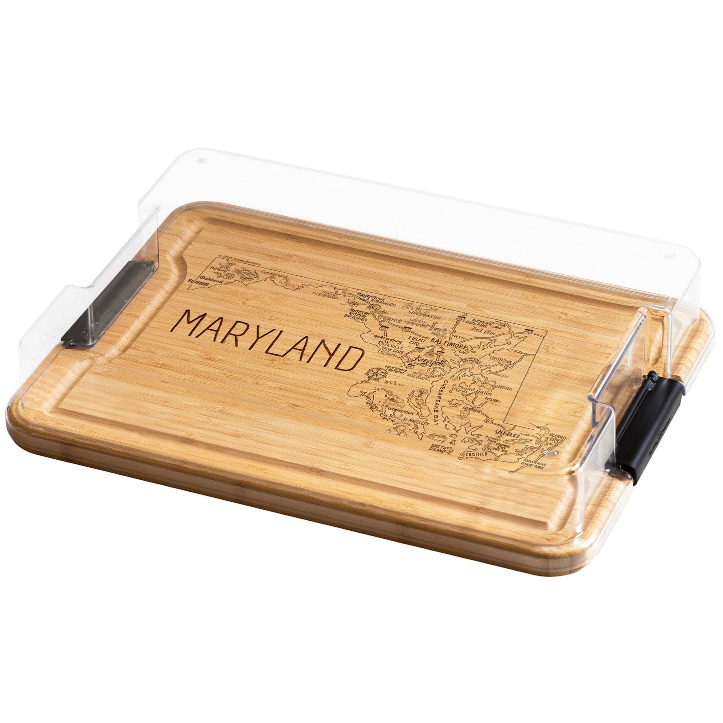 Flip, Serve & Store™ State Charcuterie Board with Lid: Texas