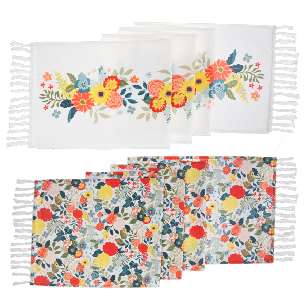 Flower Pattern Table Runner