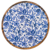 Blue & White Floral Lazy Susan
