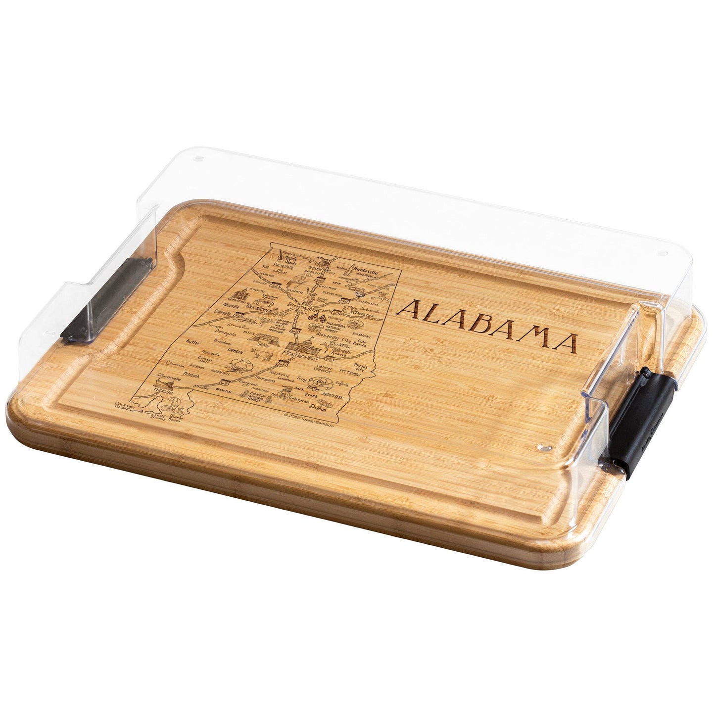 Flip, Serve & Store™ State Charcuterie Board with Lid: Texas