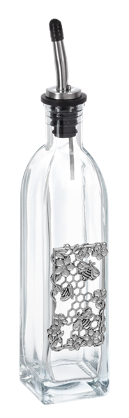Oil Bottle-Silver - Bee