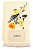 Embroidered Bird Tea Towels