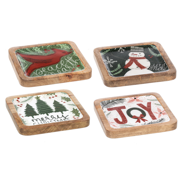 Holiday Message Tidbit Tray