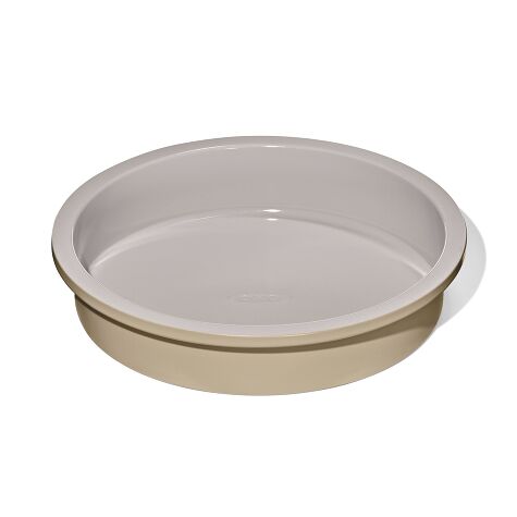Non-Stick Pro Ceramic Coated Metal Bakeware 9" Round Cake Pan - Biscuit